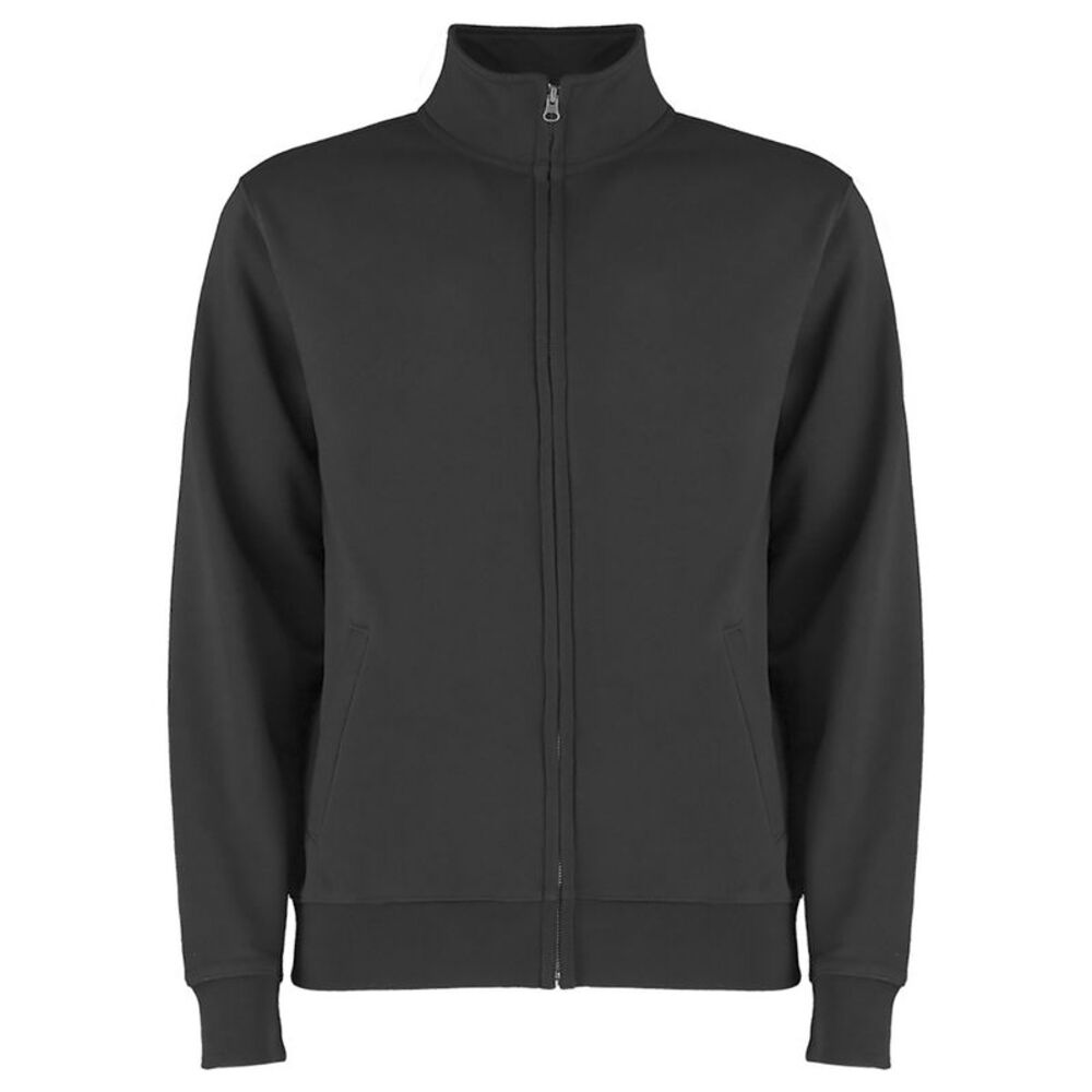 Kustom Adults Unisex Kit Sweat Jacket / Dark Grey